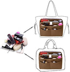 ZTUJO Purse Organizer Insert, Felt Bag Organizer with Metal Zipper, Handbag & Tote Shaper, For Speedy Neverfull Tote, 7 Sizes - Image 4