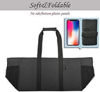Finnhomy 42L Extra Large Utility Tote Bag, Oxford Fabric Reusable Folding Grocery Bags with Handles and Pockets, 2 Pack - Image 5