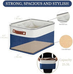 DECOMOMO Storage Bins, Large Fabric Storage Baskets for Shelves 3 Pack - Image 3