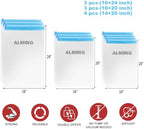 ALMING Compression Bags - Travel Accessories - 10 Pack Space Saver Bags - No Vacuum or Pump Needed - Vacuum Storage Bags for Travel Essentials - Home Packing-Organizers (Blue) - Image 4