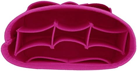 ZTUJO Purse Organizer Insert, Felt Bag Organizer For Handbag Purse Organizer,13 Colors, 6 Size (Medium, Rose) - Image 5