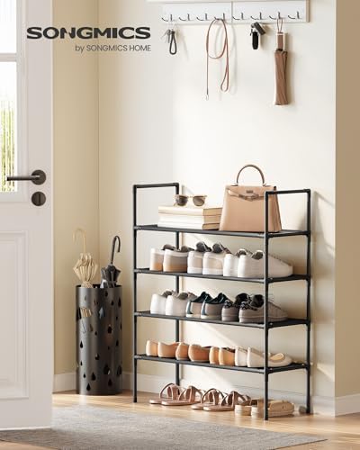 SONGMICS 4-Tier Shoe Rack, Shoe Storage for Hallway Closet - Image 3