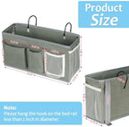 Lilithye Bedside Caddy, Bedside Storage Bag Hanging Organizer for Bunk Bed - Image 4