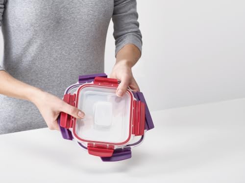 Joseph Joseph Nest Lock Plastic BPA Free Food Storage Container Set with Lockable Airtight Leakproof Lids, 10-Piece, Multi-Color - Image 5