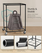 SONGMICS Laundry Basket with Wheels, Removable Liner Bag, 45 Gallon (170 L) - Image 5