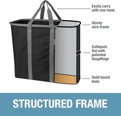 Collapsible Laundry Caddy - Denim/Shadow Gray(2PK) - Image 6