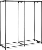 Whitmor 60-inch Extra-Wide Clothes Closet, 60” with White Cover - Image 5