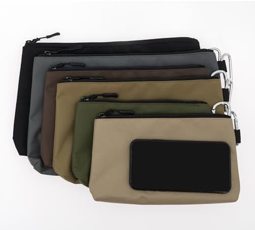COREFLEX Premium Tool Pouch Zipper Bag, Small Tool Bag, Multipurpose Storage pouch, Heavy duty Flat Bottom Tool bag with YKK Zipper (6 pack Combo mixed size) - Image 7