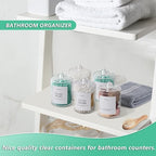 Bathroom Organizers and Storage,4 Pack Bathroom Accessories,Bathroom Decor,Home Decor,Bathroom Storage and Organization,Qtip Holder for Room Decor Aesthetic - Image 2
