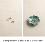 Ceramic Lotus Leaf Trinket Dish, Ring Holder for Jewelry - Image 4