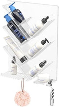 AITEE Acrylic Shower Caddy Organizer, Shampoo Holder Shelf Wall Mounted by AITEE