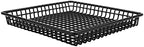 G.E.T. 9" Black Square Wire Metal Basket for Pantry, Storage and More - Image 2