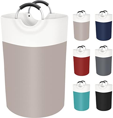 BlissTotes 75L Laundry Basket, Freestanding Collapsible Hamper, Brown by BlissTotes