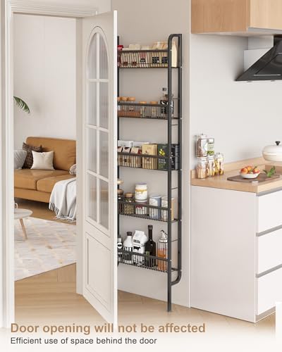 UMDONX Narrow 5-Tier Behind-the-Door Bathroom Storage Rack - Image 4
