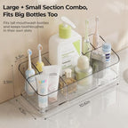 MOPMS 8 Slots Toothbrush Holders for Bathrooms with Detachable Dividers - Image 3