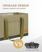 WONDAY X-Large Utility Tote Bag, Standing Reusable Grocery Bag - Image 3