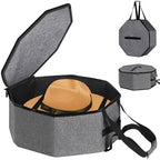 Hat Storage Box,Hat Boxes for Women Storage,Cowboy Hats Holder for Travel,Wide Brims Hat Carrier Case,Stuffed Animal Toy Organizer,Hat Box Closet Organizers and Storage,Hat Boxes for Men by SHWWQUE