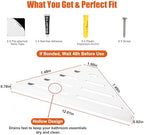 Fikoksol Shower Caddy Storage, Triangle Corner Shelf with Adhesive Glue - Image 2