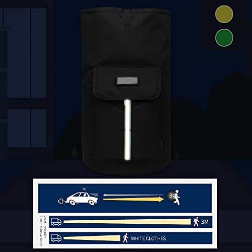 laundry bag backpack,extra-large heavy duty laundry bags,laundry backpack for college students,drawstring closure (Black Laundry Backpack Bag) - Image 6