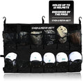 PowerNet Softball & Baseball Helmet Hanging Bag, 12 Pocket Baseball Glove & Helmet Storage Holder & Dugout Organizer, Portable Baseball Gear Training Equipment Holder, Team Colors by PowerNet
