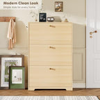 Nicetree Shoe Storage Cabinet, Slim Shoe Cabinet, Hidden Shoe Rack Cabinet, Shoe Storage Cabinet for Entryway, Hallway, Foyer, Natural Oak - Image 4