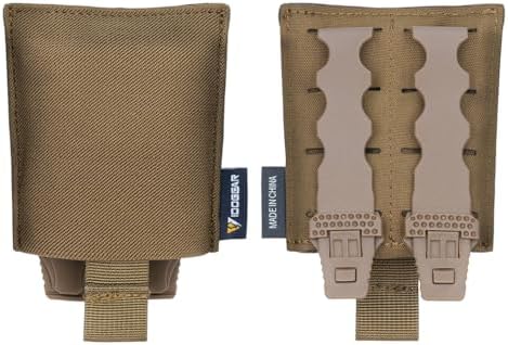 IDOGEAR Sports MOLLE Folding Dump Pouch Utility Tool Pouch Roll Up Quick-Release Magazine Waist Pouch Compact Storage for Outdoor Airsoft Paintball - Image 2