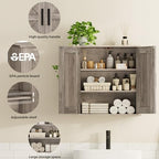 Homleke Bathroom Wall Cabinet, Medicine Cabinet with Adjustable Shelves - Image 4