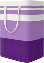 StorageRight Laundry Basket Hamper, 75L Collapsible Clothes Storage, Purple by StorageRight