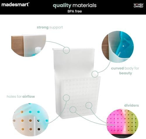 madesmart Over Door Wrap Organizer, Frost - Image 5