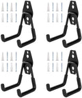 4 Pack Garage Hooks Heavy Duty, Garage Tool Organizer Wall Mount by KAROSOM