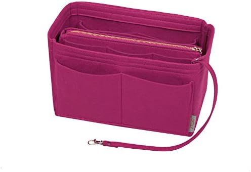 ZTUJO Purse Organizer Insert, Felt Bag Organizer with Metal Zipper, Handbag & Tote Shaper, For Speedy Neverfull Tote, 7 Sizes by ZTUJO
