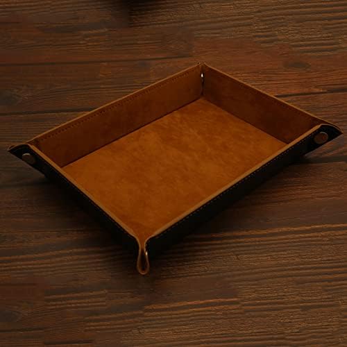 Valet Organizer - Catchall Tray for Jewelry, Wallets, Watches, Keys, Coins, Phones, Glasses - Perfect for Nightstand, Desk, Entryway - Image 4
