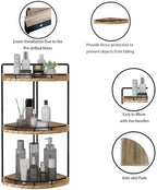 Dorhors Corner Bathroom Organizer Countertop,Vanity Counter Storage Shelf - Image 4