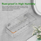 Adhesive Shower Caddy Shower Shelves Bathroom Organizer and Storage - Image 4