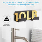 2Pcs Universal Hair Dryer Holder, Blow Dryer Holder with Cord Storage, Hair Dryer Holder Wall Mounted, Bathroom Hair Tool Organizer for Dyson, Stable Easy To Install (Get 2 Styles) - Image 3