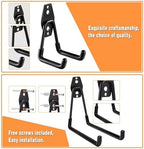 GUDEMAY 32 Pack Steel Garage Hooks Heavy Duty, Utility Wall Mount Hook with Anti-Slip Coating, Hanger & Organizer for Bulk Items, Bikes, Ladders, Power Tools, Ropes, and More Equipment - Image 5
