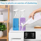54oz Laundry Detergent Dispenser,Liquid Container,Plastic,3 Pack White - Image 4