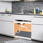 Under Sink Mat 34 x 22 for Kitchen Waterproof, Silicone Under Sink Liner Mat for Bottom of Kitchen Sink, Easy to Clean Bathroom Cabinet Mat Organizers and Storage, Grey - Image 6