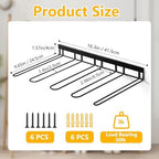 Boot Rack 4 Pair Wader Hangers Wall Mounted - Boot Holder Hanger for Entryway Garage Mudroom Closet - Sturdy Metal Boots Storage Organizer Tall Boots - Image 2