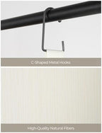 StorageWorks 3-Shelf Hanging Closet Organizer with Half Compartment | Add More Storage to Small Closets, a Side Pocket and Half Compartment, Ideal for Bedrooms, Dorms and RVs,Ivory White - Image 5