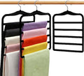 Closet Organizers and Storage, 3 Pack Velvet Pants-Hangers-Space-Saving | Non Silp 5 Tier Scarf Jeans Closet Organizer, Dorm Room Essentials for College Students Girls Boys Guys, Home Storage by SHUKEEKA