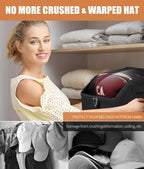 Livelab Hat Organizer for Baseball Caps, Hat Storage Box, Black 1Pcs - Image 5