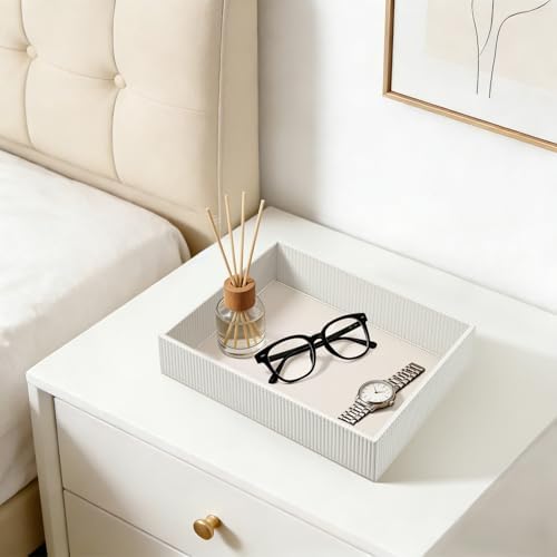 SITHON Valet Tray Desk Organizer PU Leather Catchall - Image 4