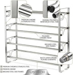 Large Capacity 4 Tier Shoe Rack, 16 Pairs Shoe Storage Organizer, Space-Saving Shoe Rack for Entryway, Free Standing Shoe Storage Shelves, Closet Shoe Organizer & Storage, Black Shoe Rack - Pack of 2 - Image 4