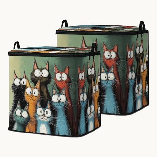 2pcs blanket storage bag for under bed,closet organizers 95L by BestSellers