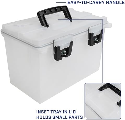 Sheffield XL Ammo Box Made in USA, Stackable Lockable Ammo Storage Box - Image 7