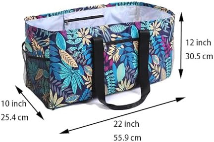 Extra Large Utility Tote Bag - Reusable Grocery Bags Foldable Heavy Duty - Image 4