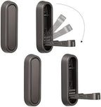 Dntorx Folding Wall Hooks, 2 Pack, Grey, Zinc Alloy, Heavy Duty Coat Hooks by Dntorx