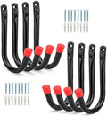 Garage Storage J Utility Hook, 8 Pack Heavy Duty Wall Mounted Hanging Hooks Organize Garden Tools, Gym Bags, Stroller, Toy,Power Tool by Unknown