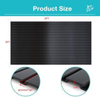 NeatiEase Slatwall Panel Wall Storage Systems, 4 x 8ft Slat Wall Paneling Garage Wall Organizer, Heavy Duty Wall Mounted PVC Wall Rack (Black) - Image 4